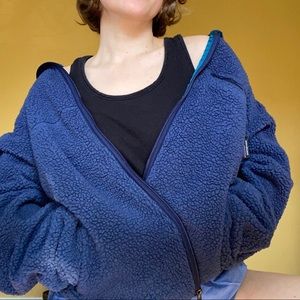 Retro Patagonia fleece zip up